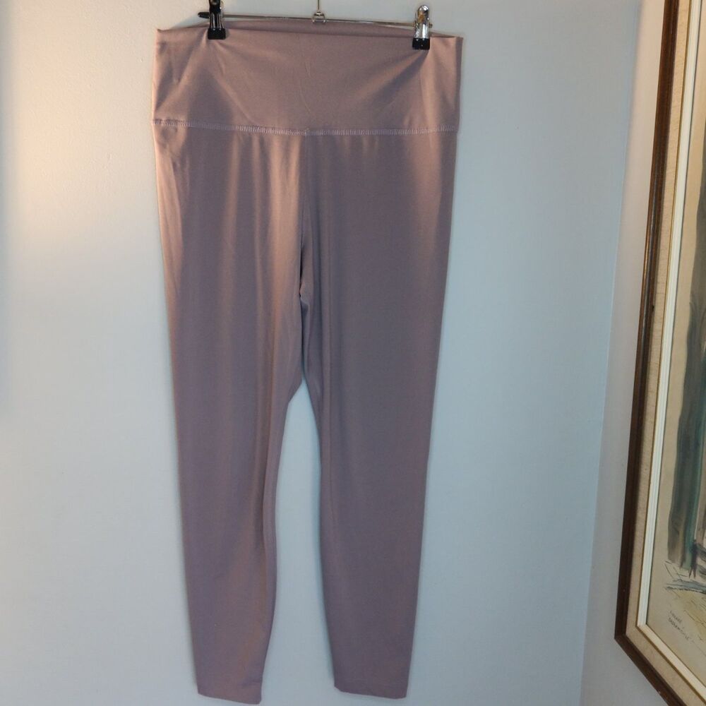 Nike Leggings Dri-FIT One Womens XL Purple Moisture Wicking Elastic Waist